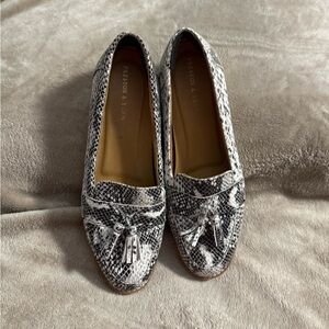 Preston & York Black and White Women's Loafers Sz 9